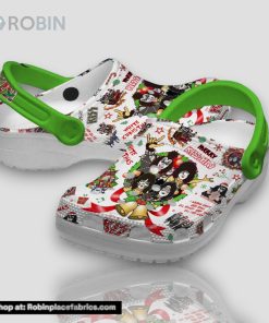 Kiss Band White Christmas 3d Printed Classic Crocs Kiss Band White Christmas 3d Printed Classic Crocs