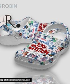 Lilo & Stitch Peace Love Stitch 3d Printed Classic Crocs, 3d Printed Classic Crocs Lilo & Stitch Peace Love Stitch 3d Printed Classic Crocs, 3d Printed Classic Crocs