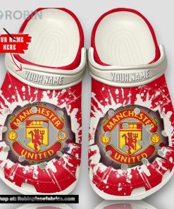 Manchester United Epl Classic Crocs Shoes Broken