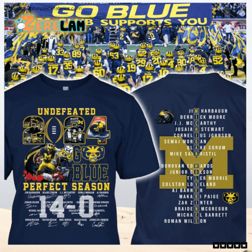 Michigan 2024 Undefeated Perfect Season 14 0 Shirt