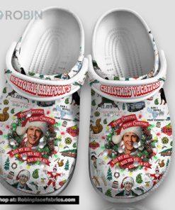 National Lampoon’s Christmas Vacation Merry Christmas Kiss My Ass 3d Printed Classic Crocs