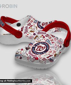 Natitude Washington Nationals 3d Printed Classic Crocs