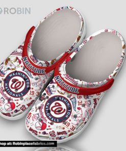Natitude Washington Nationals 3d Printed Classic Crocs Natitude Washington Nationals 3d Printed Classic Crocs
