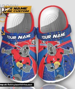 Newcastle Knights Personalized Name 3d 3d Printed Classic Crocs Gift For Nrl Fan Newcastle Knights Personalized Name 3d 3d Printed Classic Crocs Gift For Nrl Fan