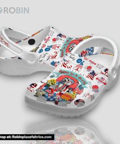 Nightmare Before The 4th Of July 3d Printed Classic Crocs