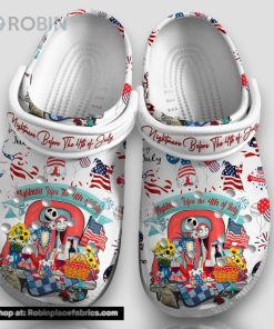 Nightmare Before The 4th Of July 3d Printed Classic Crocs