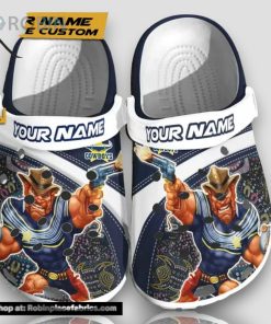 North Queensland Cowboys Personalized Name 3d 3d Printed Classic Crocs Gift For Nrl Fan
