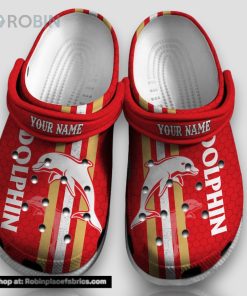 Nrl   Dolphins Personalized 3d Printed Classic Crocs For All Fans   Limited Edition