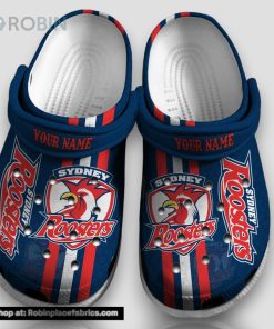 Nrl   Sydney Roosters Personalized 3d Printed Classic Crocs For All Fans   Limited Edition