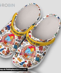 Paddington Bear 3d Printed Classic Crocs