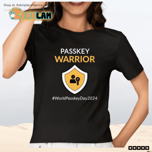 Paskey Warrior World Passkey Day 2024 Shirt