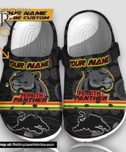 Penrith Panthers Personalized Name 3d 3d Printed Classic Crocs Gift For Nrl Fan