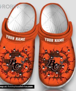 Personalized Cfl Bc Lions Broken Wall 3d Printed Classic Crocs