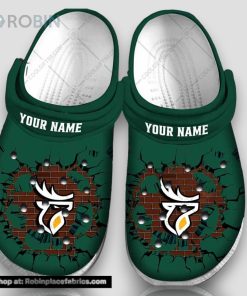 Personalized Cfl Edmonton Elks Broken Wall 3d Printed Classic Crocs Personalized Cfl Edmonton Elks Broken Wall 3d Printed Classic Crocs