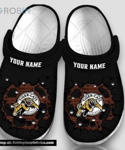 Personalized Cfl Hamilton Tiger Cats Broken Wall 3d Printed Classic Crocs