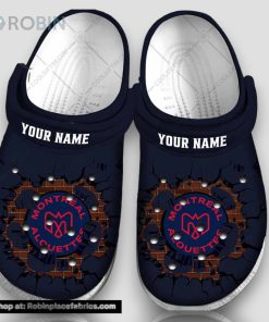 Personalized Cfl Montreal Alouettes Broken Wall 3d Printed Classic Crocs