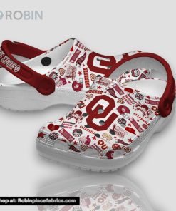 Qu Boomer Sooner Okalahoma 3d Printed Classic Crocs