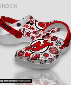 Raise Hell New Jersey Devils Hockey 3d Printed Classic Crocs