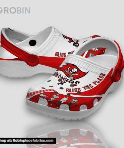 Raise The Flags Tampa Bay Buccaneers 3d Printed Classic Crocs