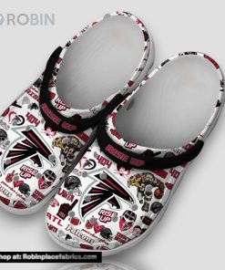 Rise Up Falcons Dirt Bird Peace Love Falcons 3d Printed Classic Crocs