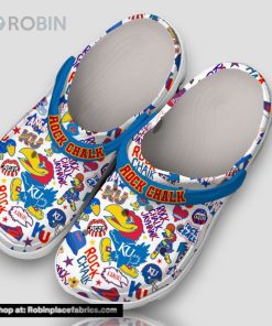 Rock Chalk Jayhawk Ku 3d Printed Classic Crocs