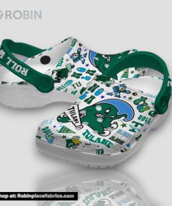 Roll Wave Tulane 2land 2land 2land 3d Printed Classic Crocs