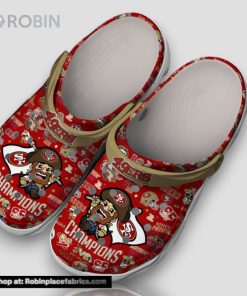 San Francisco 49ers Champions Winer Gang 3d Printed Classic Crocs