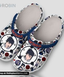Sasuke Naruto 3d Printed Classic Crocs, 3d Printed Classic Crocs