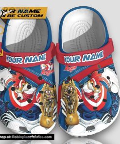 Sydney Roosters Personalized Name 3d 3d Printed Classic Crocs Gift For Nrl Fan Sydney Roosters Personalized Name 3d 3d Printed Classic Crocs Gift For Nrl Fan
