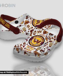 Take Command Washington Commanders Football 3d Printed Classic Crocs