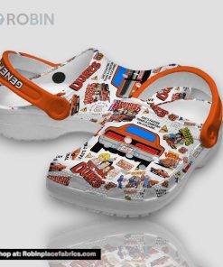 The Dukes Of Hazzard General Lee 3d Printed Classic Crocs The Dukes Of Hazzard General Lee 3d Printed Classic Crocs