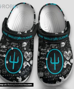 The Skeleton Clique Twenty One Pilots 3d Printed Classic Crocs