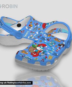 The Smurfs Let’s All Get Smurf Face 3d Printed Classic Crocs