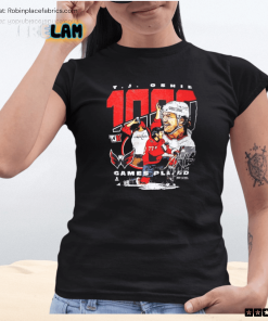 Tj Oshie 1000 Game Players Shirt