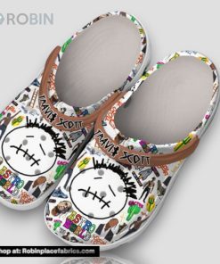 Travis Scott Astroworld 3d Printed Classic Crocs, 3d Printed Classic Crocs
