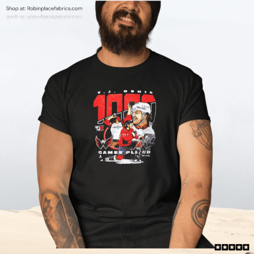 Washington Capitals Tj Oshie 1000 Game Players Shirt