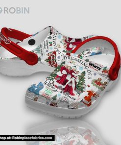 White Christmas I’m Dreaming Of A White Christmas 3d Printed Classic Crocs