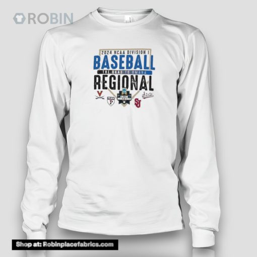 2024 The Road To Omaha Ncaa Di Baseball North Carolina Regional Championship Shirt