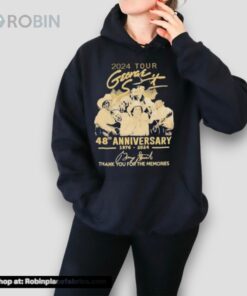 2024 Tour George Strait 48th Anniversary 1976 2024 Thank You For The Memories Signature Shirt
