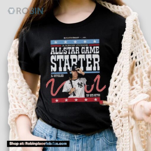 Aaron Judge All Star Game Started Al Outfielder Top Vote Getter Shirt