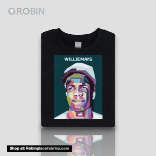 Abstract Geometric Willie Mays In Wpap Unisex Shirt