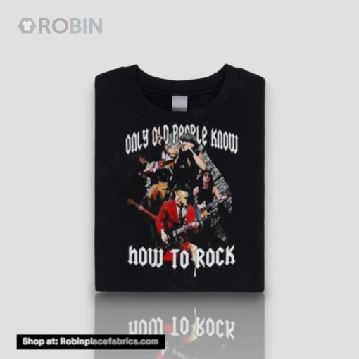 Acdc Only Old People Know How To Rock Unisex Shirt