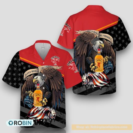 Alexa Bring Me Fireball Whisky Hawaiian Shirt