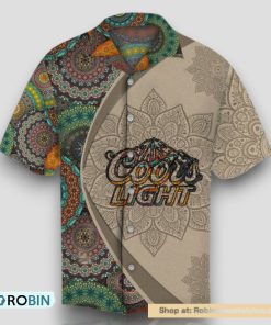 Aloha Mandala Coors Light Hawaiian Shirt