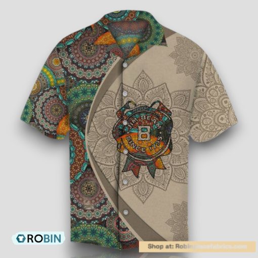 Aloha Mandala Jim Beam Hawaiian Shirt