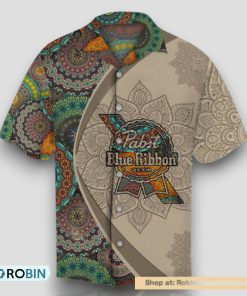 Aloha Mandala Pabst Blue Ribbon Hawaiian Shirt