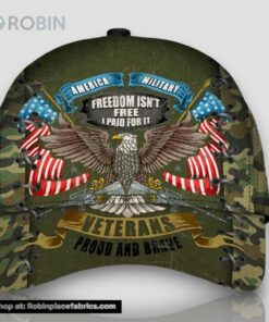 American Military Freedom Isn’t Free Veteran Classic Cap American Military Freedom Isn’t Free Veteran Classic Cap