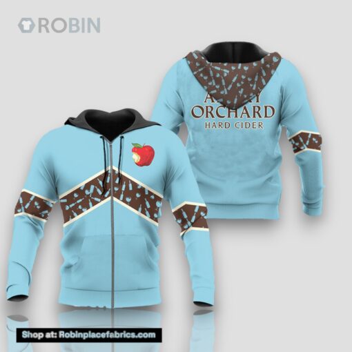 Angry Orchard Blue Wine Pattern Hoodie & Zip Hoodie