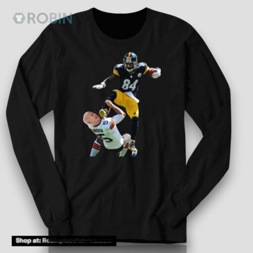 Antonio Brown Stomped On Biden Shirt