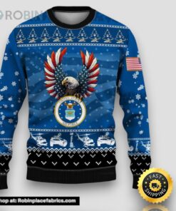 Armed Forces Air Force Veteran Military Soldier Ugly Sweater